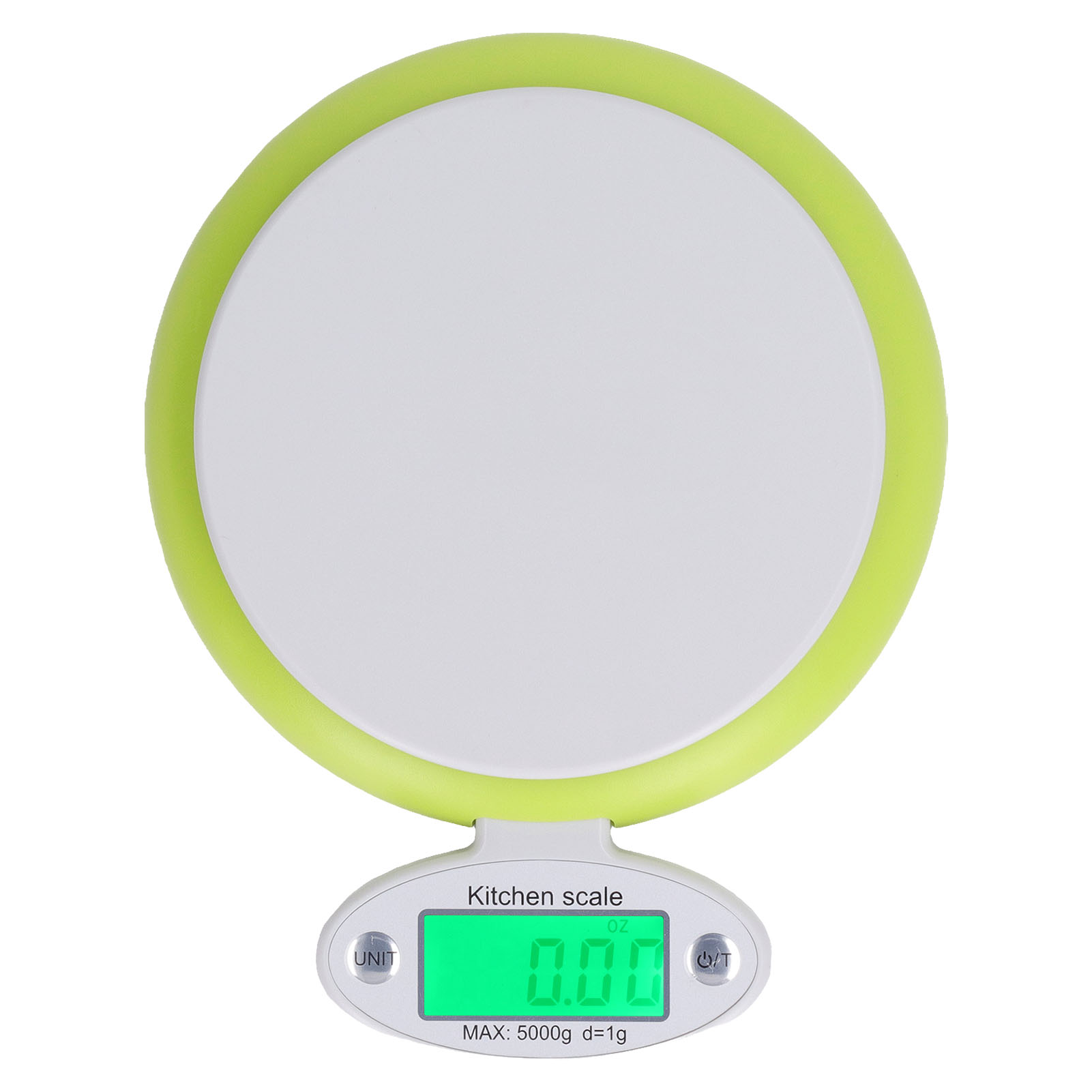 Meal Prep Simple - เครื่องชั่งอาหารแบบหน้าจอ LCD ชั่งน้ำหนักอาหาร 3 หน่วยการแปลงสีเขียว 5000