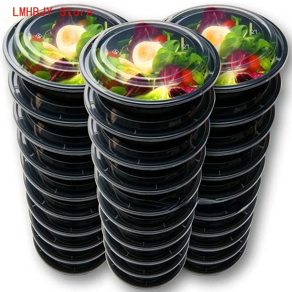 Meal Prep Lunch Boxes - กล่องข้าวกลางวันเบนโตะแบบพกพาสำหรับใช้กลางแจ้งพร้อมฝาภาชนะสำหรับเตรียมอาหารกล่องข้าวกลางวันทรงสี่เหลี่ยม1ช่อง