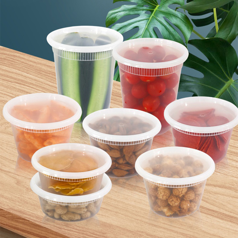 Meal Prep No Microwave - กล่องเก็บอาหารพร้อมฝาปิด 10 ชิ้น ใส ปลอดสาร BPA