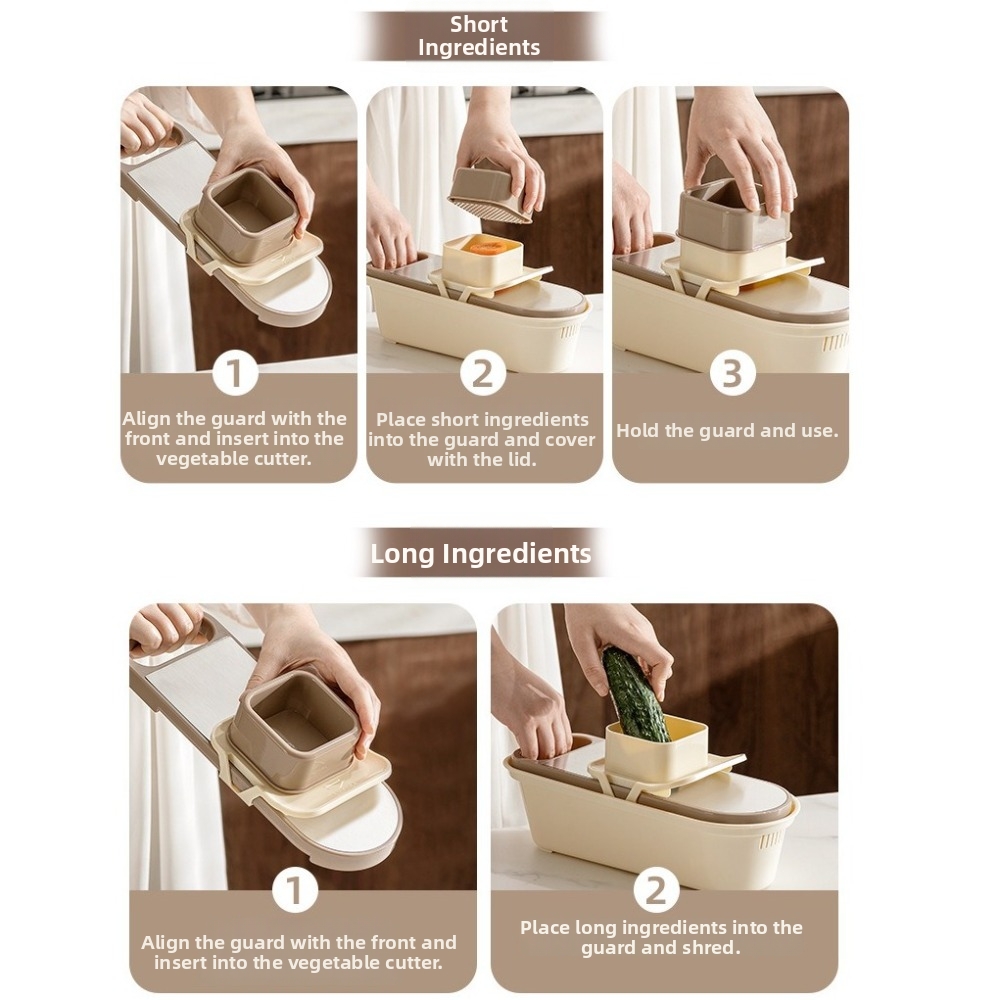 เครื่องตัดผักแบบมือหมุนพร้อมที - Meal Prep Manual บทวิจารณ์และราคา