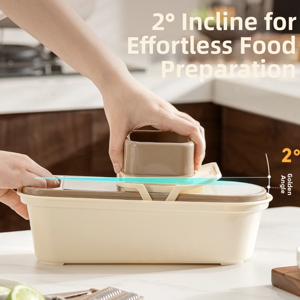 เครื่องตัดผักแบบมือหมุนพร้อมที - Meal Prep Manual บทวิจารณ์และราคา
