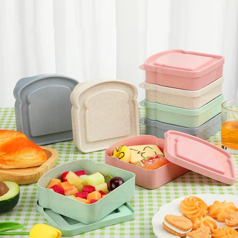 กล่องใส่อาหารแบบแซนวิช 1/4 ชิ้ - Meal Prep Lunch Boxes บทวิจารณ์และราคา