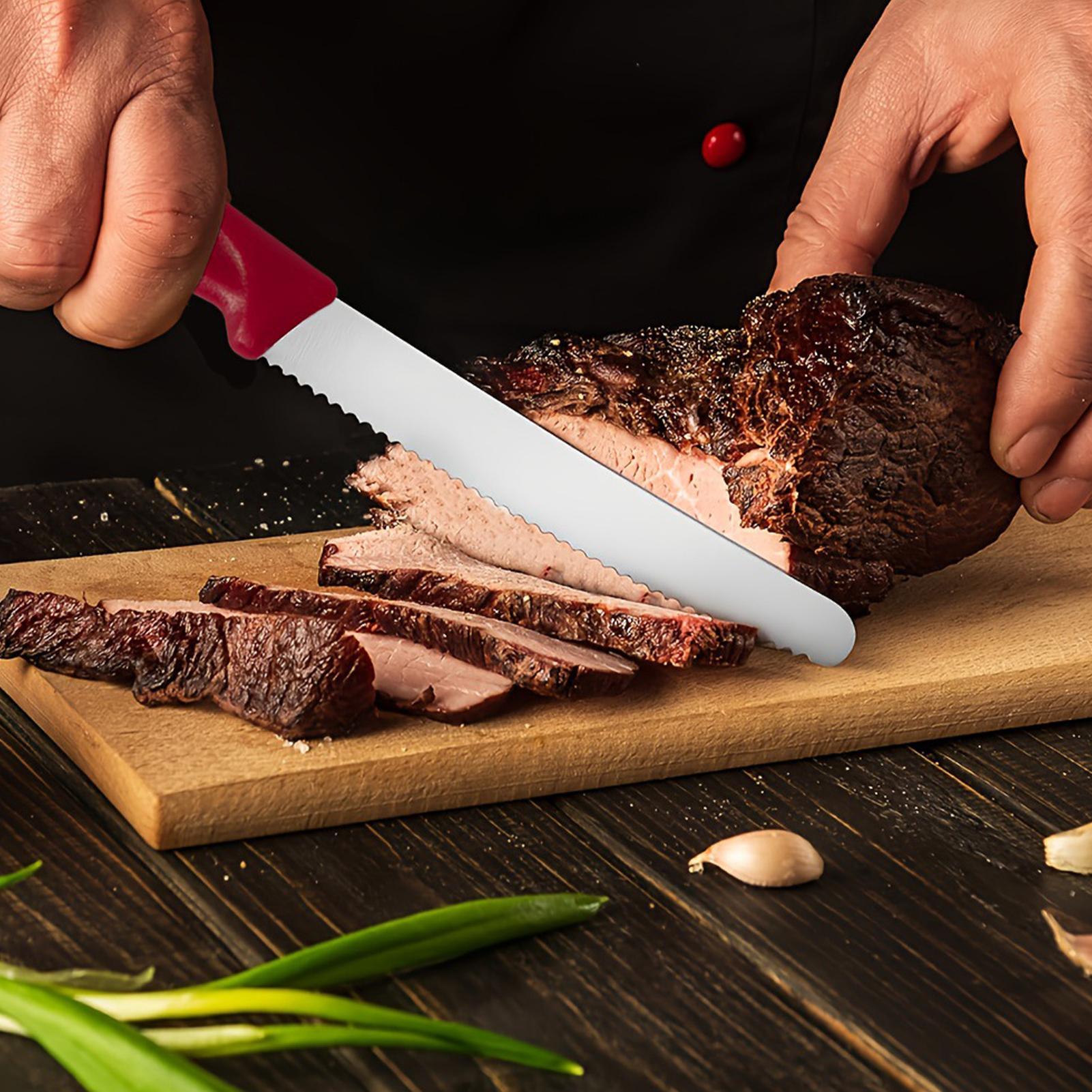 ที่ตัดสเต็กแบบมีฟันเลื่อย 5 ชิ - Meal Prep Cutting บทวิจารณ์และราคา