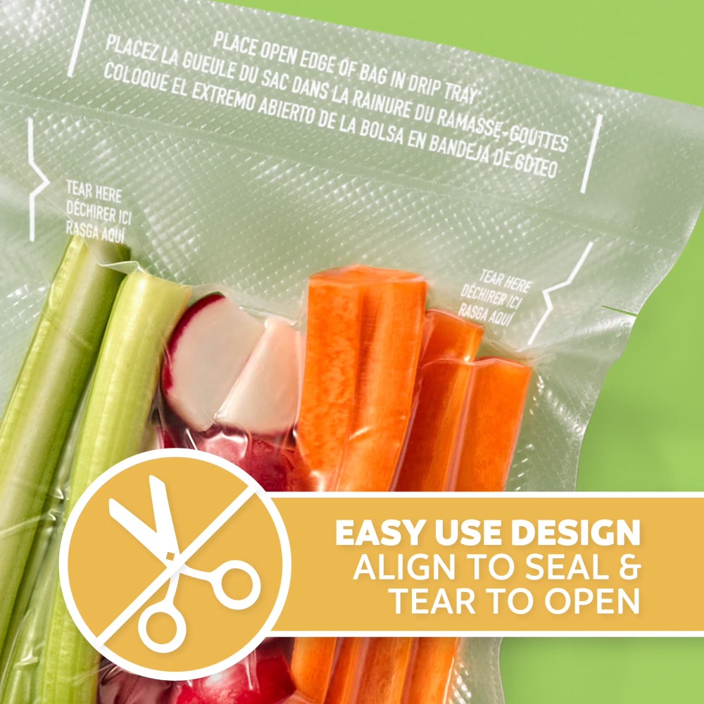 ถุงซีลสูญญากาศ FoodSaver ขนาดพ - Meal Prep Cutting บทวิจารณ์และราคา