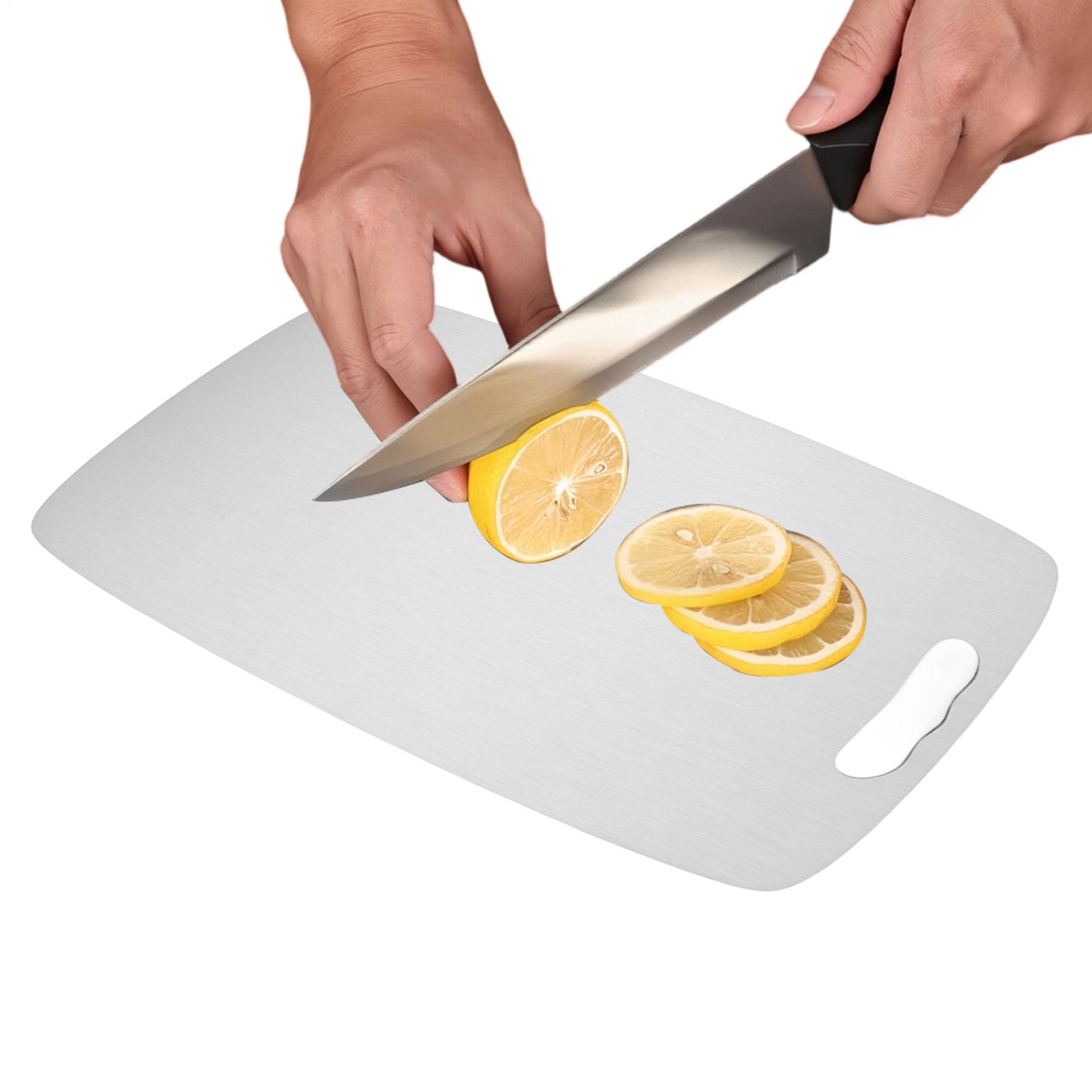 เขียงสแตนเลสหนา 1.2 มม. เขียงส - Meal Prep Cutting บทวิจารณ์และราคา