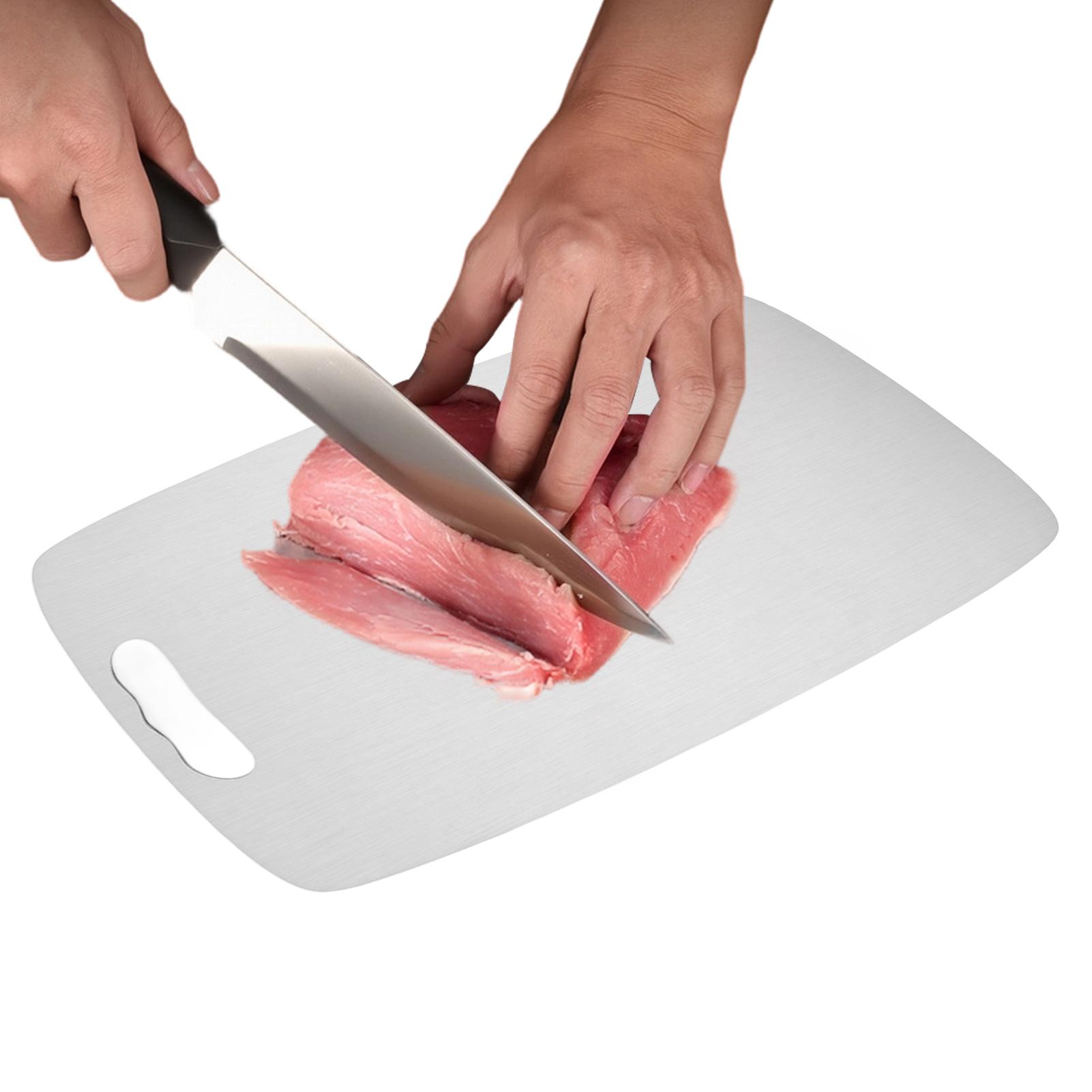 เขียงสแตนเลสหนา 1.2 มม. เขียงส - Meal Prep Cutting บทวิจารณ์และราคา