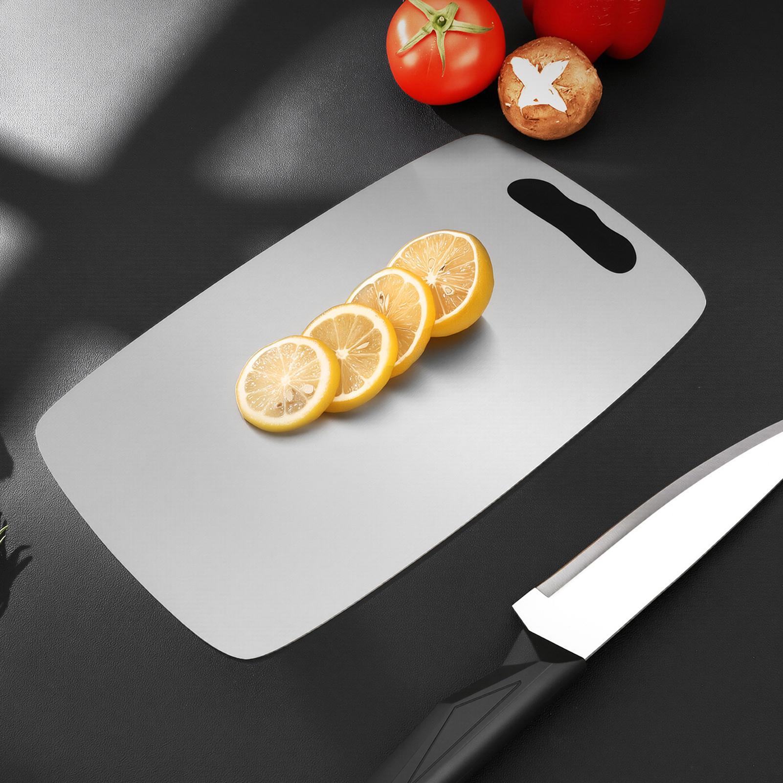 เขียงสแตนเลสหนา 1.2 มม. เขียงส - Meal Prep Cutting บทวิจารณ์และราคา