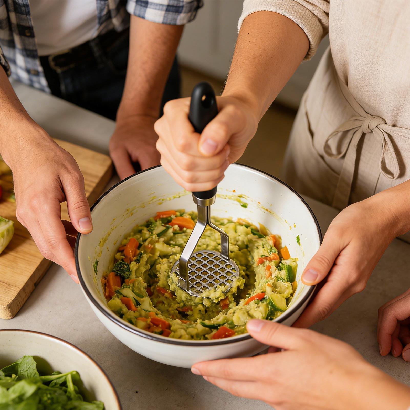 เครื่องบดมันฝรั่งแบบใช้มือ ที่ - Meal Prep Manual บทวิจารณ์และราคา