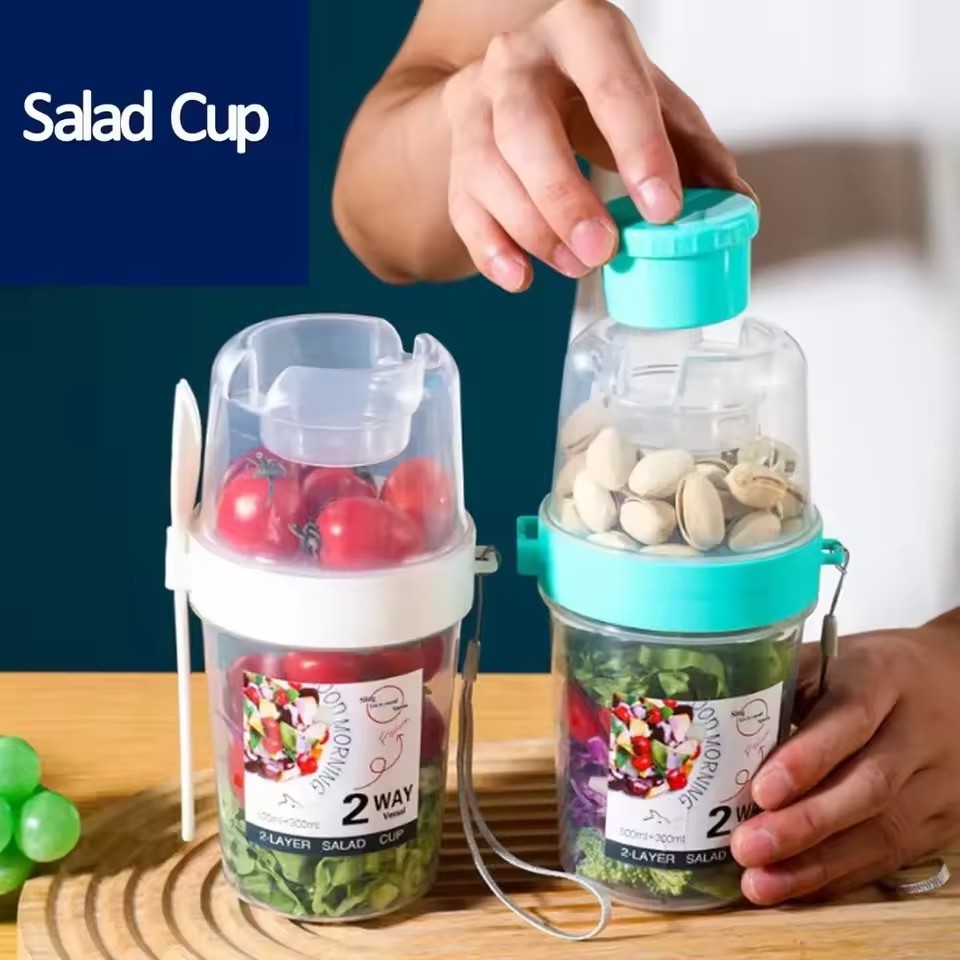 ถ้วยสลัดข้าวโอ๊ต 500 มล. + 300 - Meal Prep Gym บทวิจารณ์และราคา