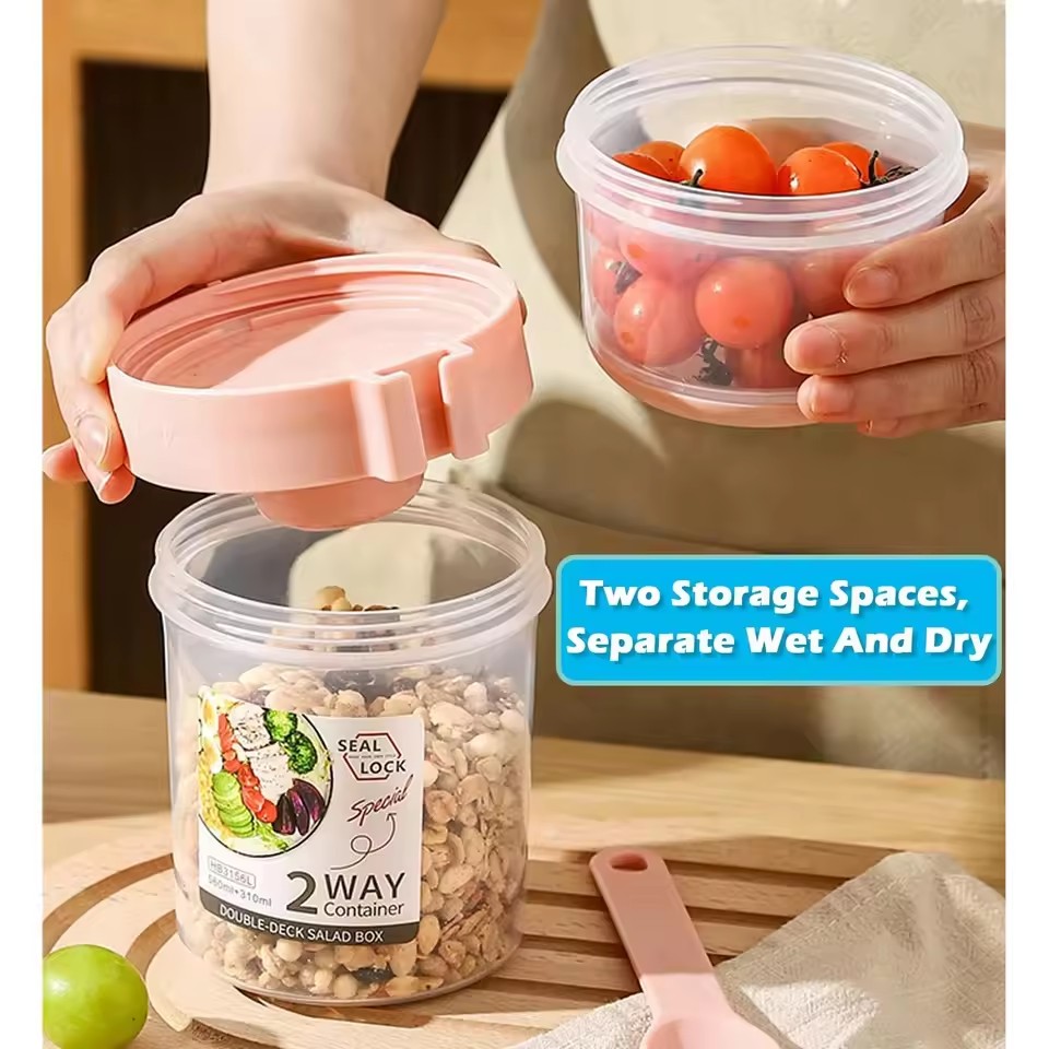 ถ้วยสลัดข้าวโอ๊ต 500 มล. + 300 - Meal Prep Gym บทวิจารณ์และราคา