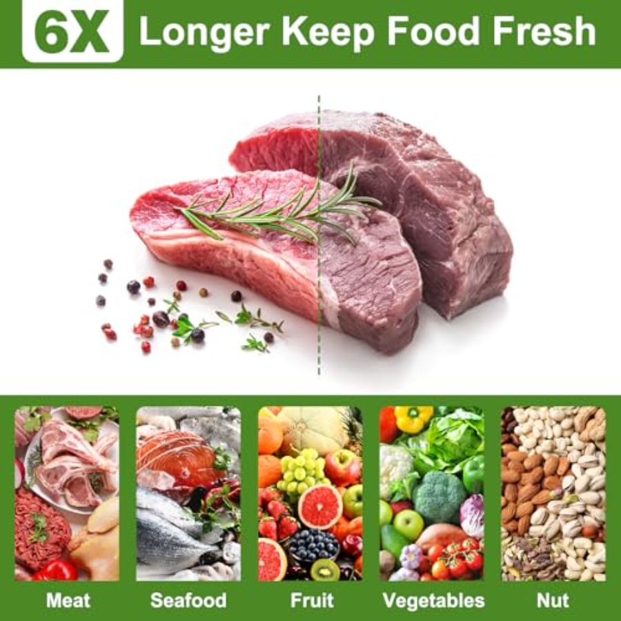 ถุงซีลสูญญากาศ Moretoes pcs, ถ - Meal Prep Cutting บทวิจารณ์และราคา