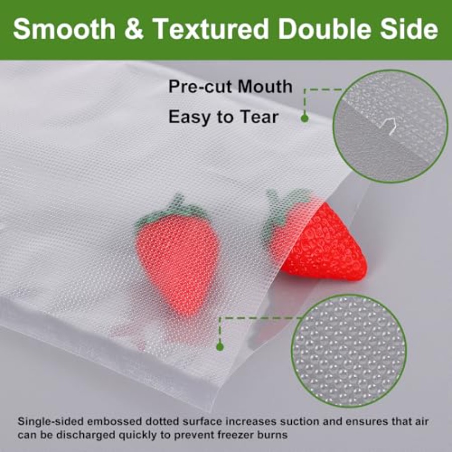 ถุงซีลสูญญากาศ Moretoes pcs, ถ - Meal Prep Cutting บทวิจารณ์และราคา