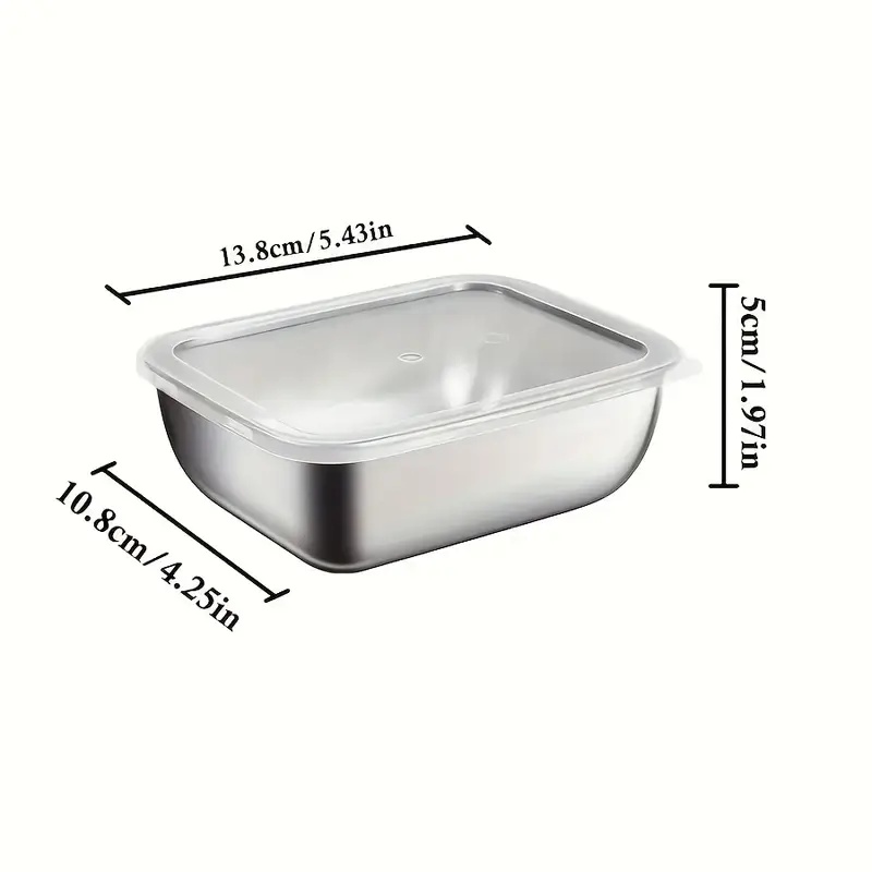 กล่องเก็บอาหารสแตนเลส 5 ชิ้น ก - Meal Prep Lunch Boxes บทวิจารณ์และราคา