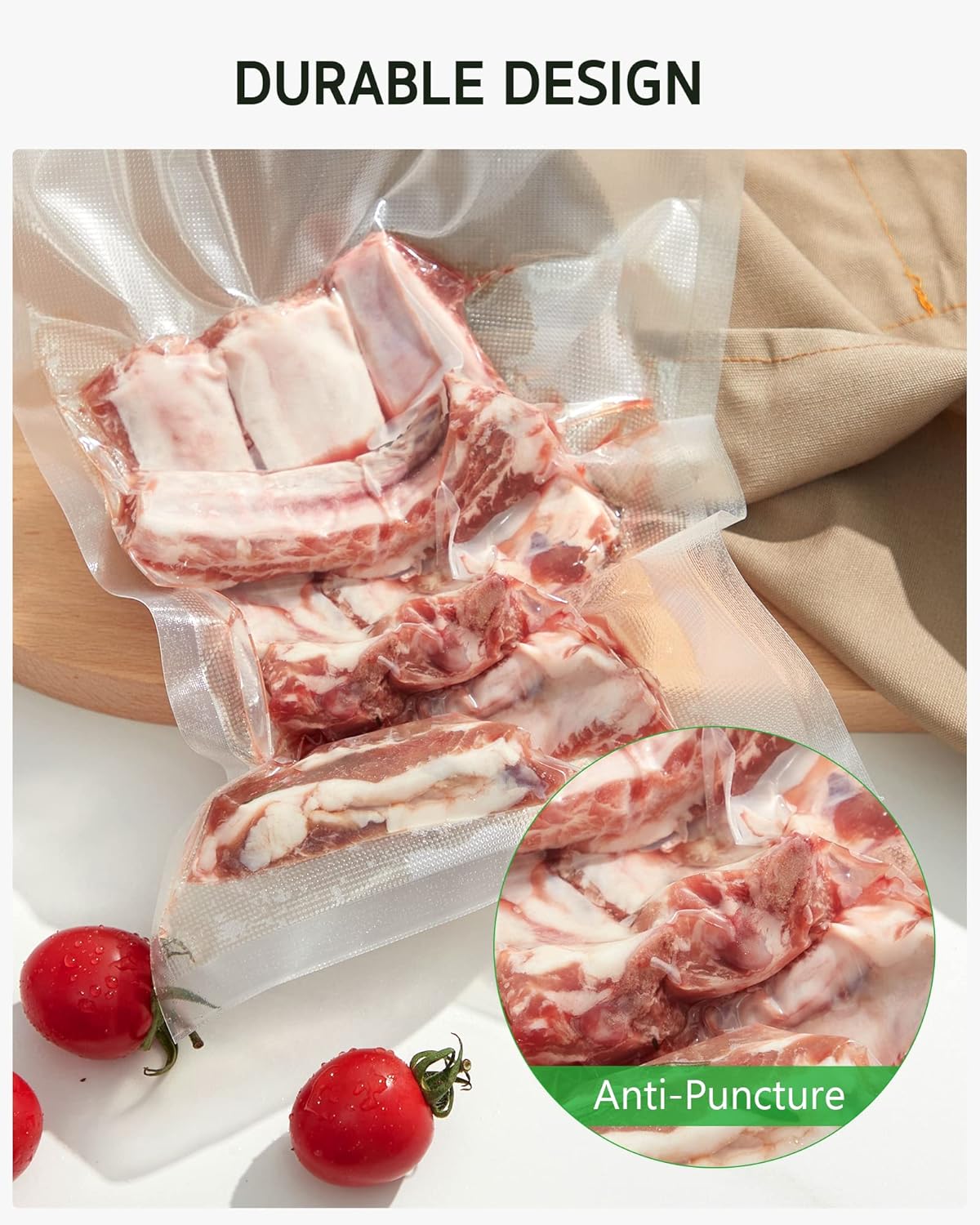 ถุงซีลสูญญากาศ 150 ชิ้น แบบตัด - Meal Prep Bulking บทวิจารณ์และราคา