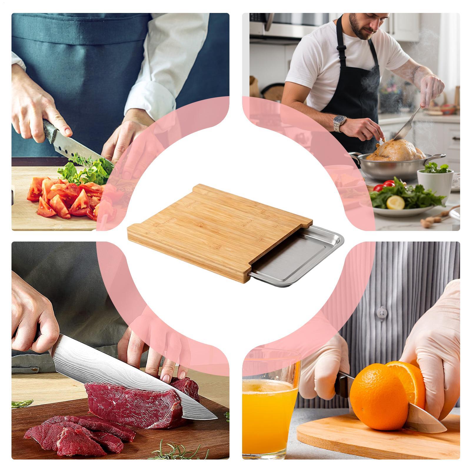 แผ่นไม้สำหรับหั่นอาหารในครัว แ - Meal Prep Cutting บทวิจารณ์และราคา