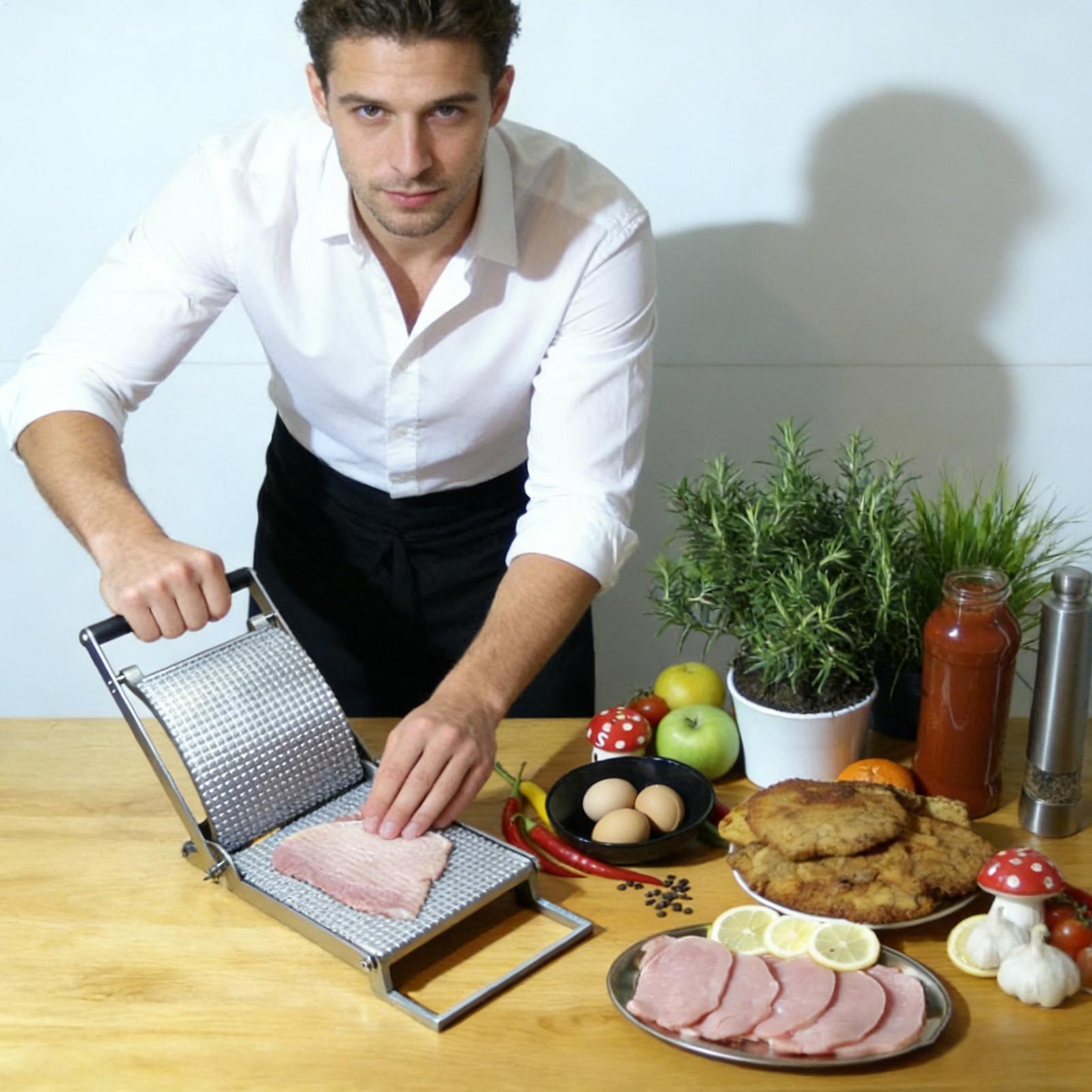 เครื่องนวดเนื้อสแตนเลสแบบใช้มื - Meal Prep Manual บทวิจารณ์และราคา