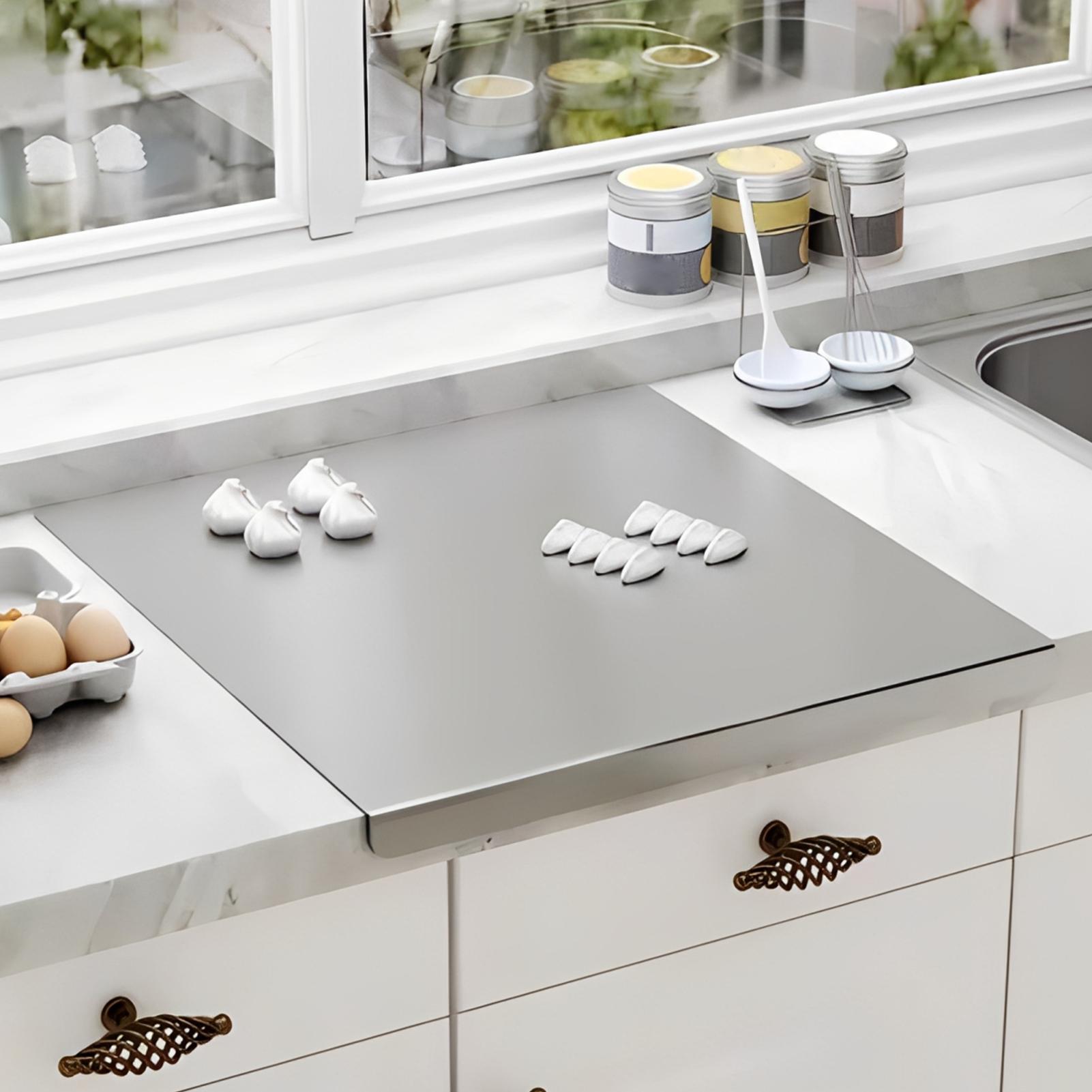 เขียงสแตนเลสกันลื่น ทำความสะอา - Meal Prep Cutting บทวิจารณ์และราคา