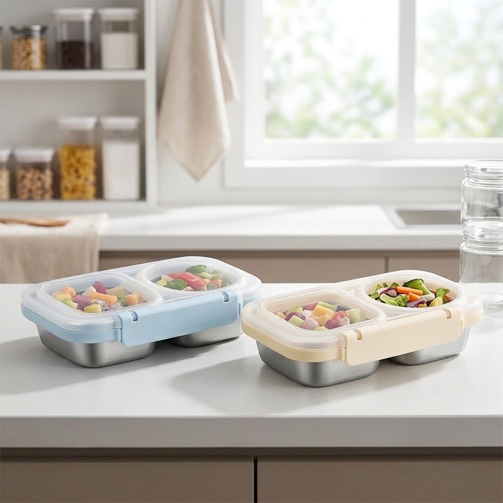 ชุด 2 ชิ้น กล่องอาหารกลางวันสแ - Meal Prep Gym บทวิจารณ์และราคา