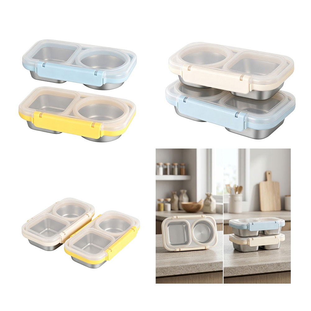 ชุด 2 ชิ้น กล่องอาหารกลางวันสแ - Meal Prep Gym บทวิจารณ์และราคา