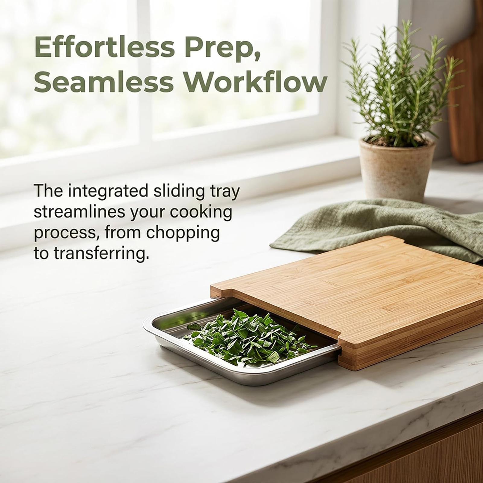 เขียงไม้กันลื่นสำหรับเตรียมอาห - Meal Prep Cutting บทวิจารณ์และราคา