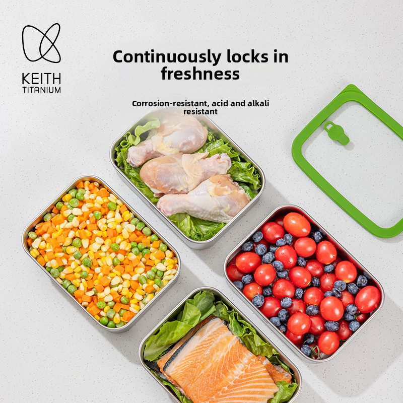 กล่องอาหารกลางวันไทเทเนียมบริส - Meal Prep No Microwave บทวิจารณ์และราคา