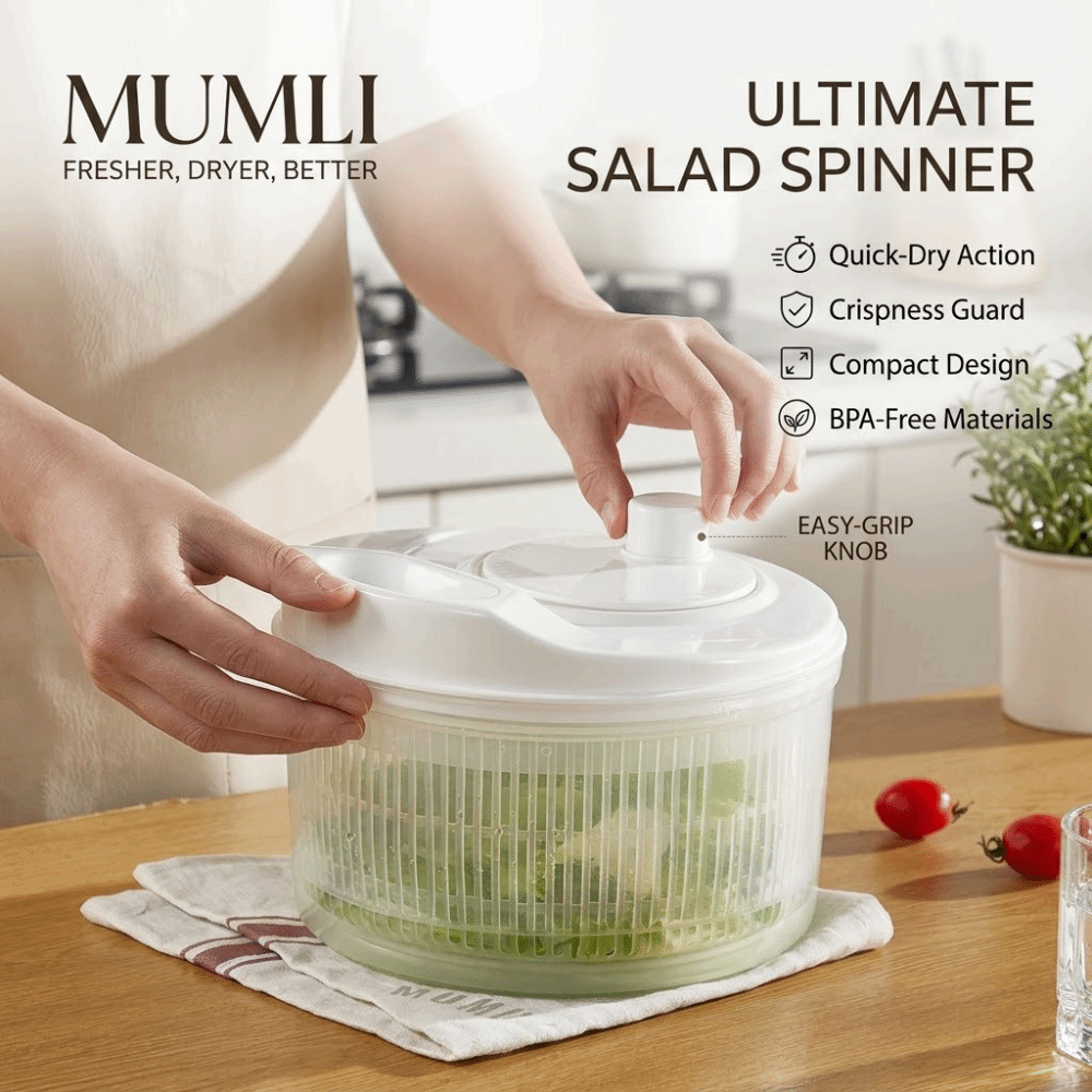 เครื่องอบผักแบบมือหมุนสีขาว อุ - Meal Prep Manual บทวิจารณ์และราคา