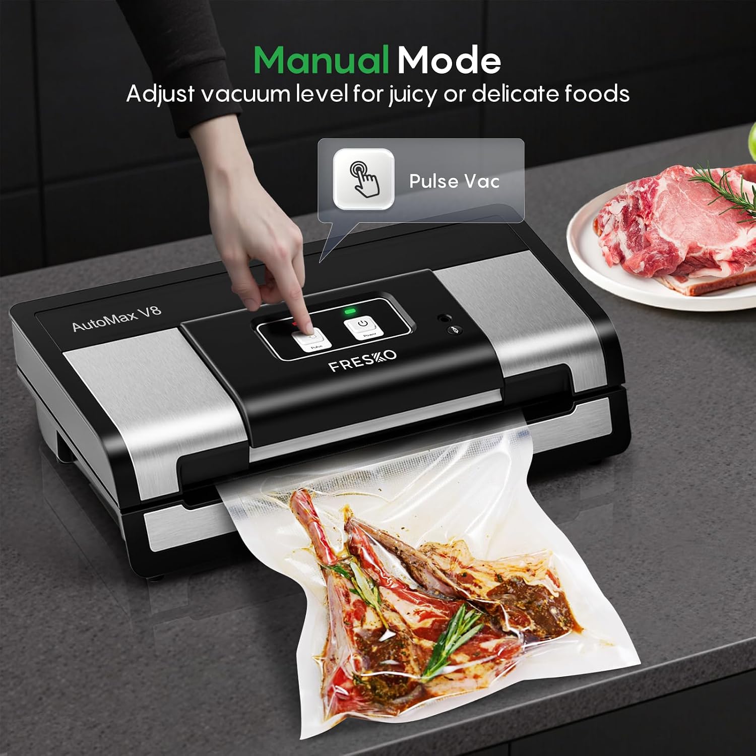 เครื่องซีลสูญญากาศอาหารอัตโนมั - Meal Prep Bulking บทวิจารณ์และราคา
