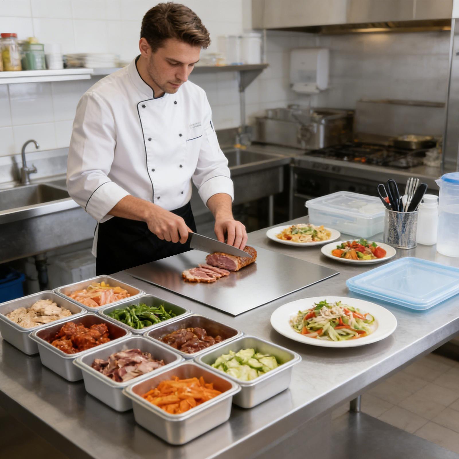 เขียงครัวแบบไม่ติดกระทะสองด้าน - Meal Prep Cutting บทวิจารณ์และราคา