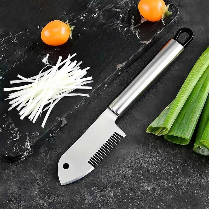 มีดสับต้นหอมสแตนเลส 2 ชิ้น พร้ - Meal Prep Cutting บทวิจารณ์และราคา