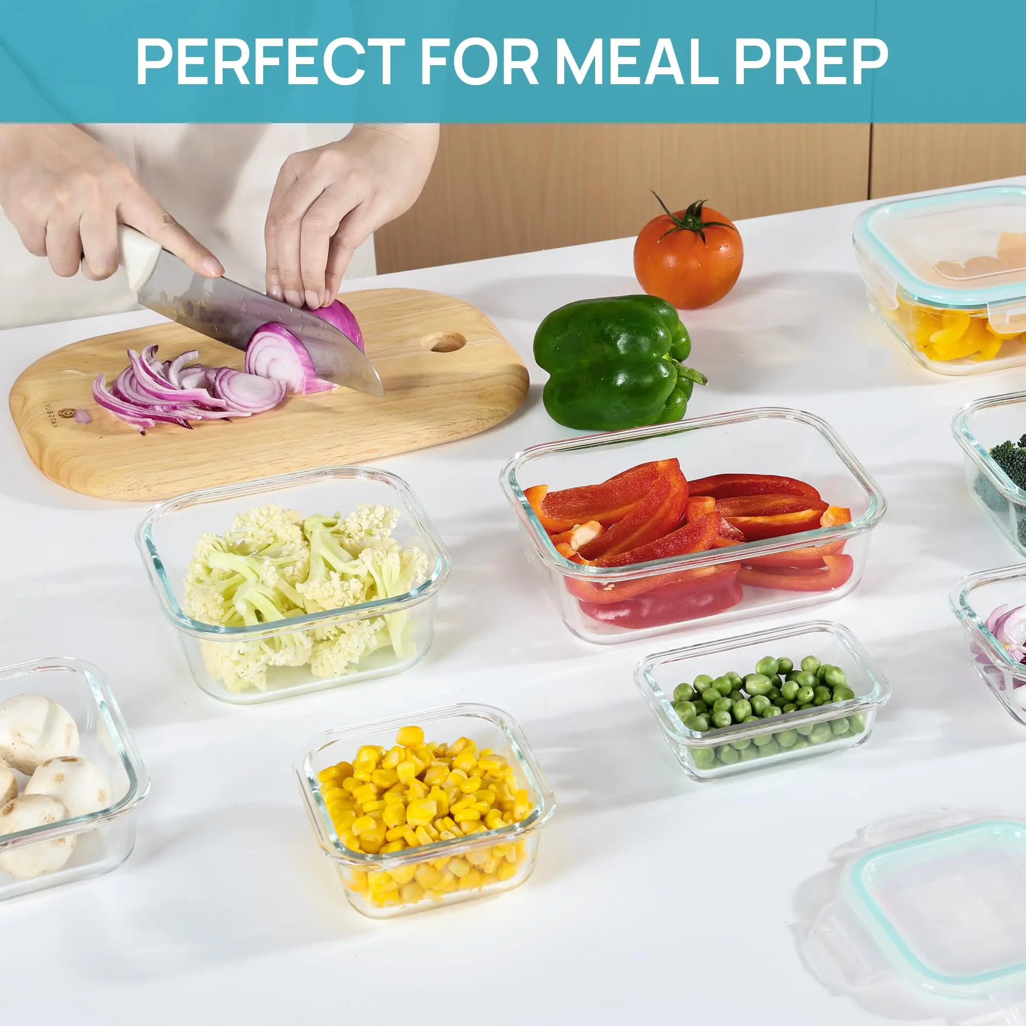 กล่องข้าวแก้วภาชนะเก็บอาหาร, อ - Meal Prep Lunch Boxes บทวิจารณ์และราคา