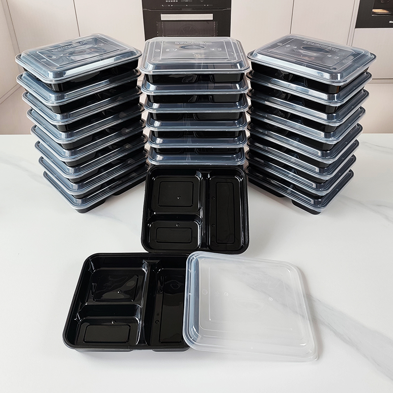 กล่องเตรียมอาหาร 3 ช่อง ขนาด 3 - Meal Prep Gym บทวิจารณ์และราคา