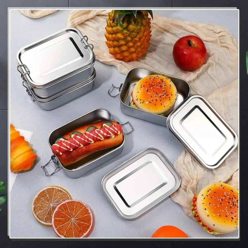 กล่องข้าวสแตนเลส 304 ป้องกันกา - Meal Prep Lunch Boxes บทวิจารณ์และราคา