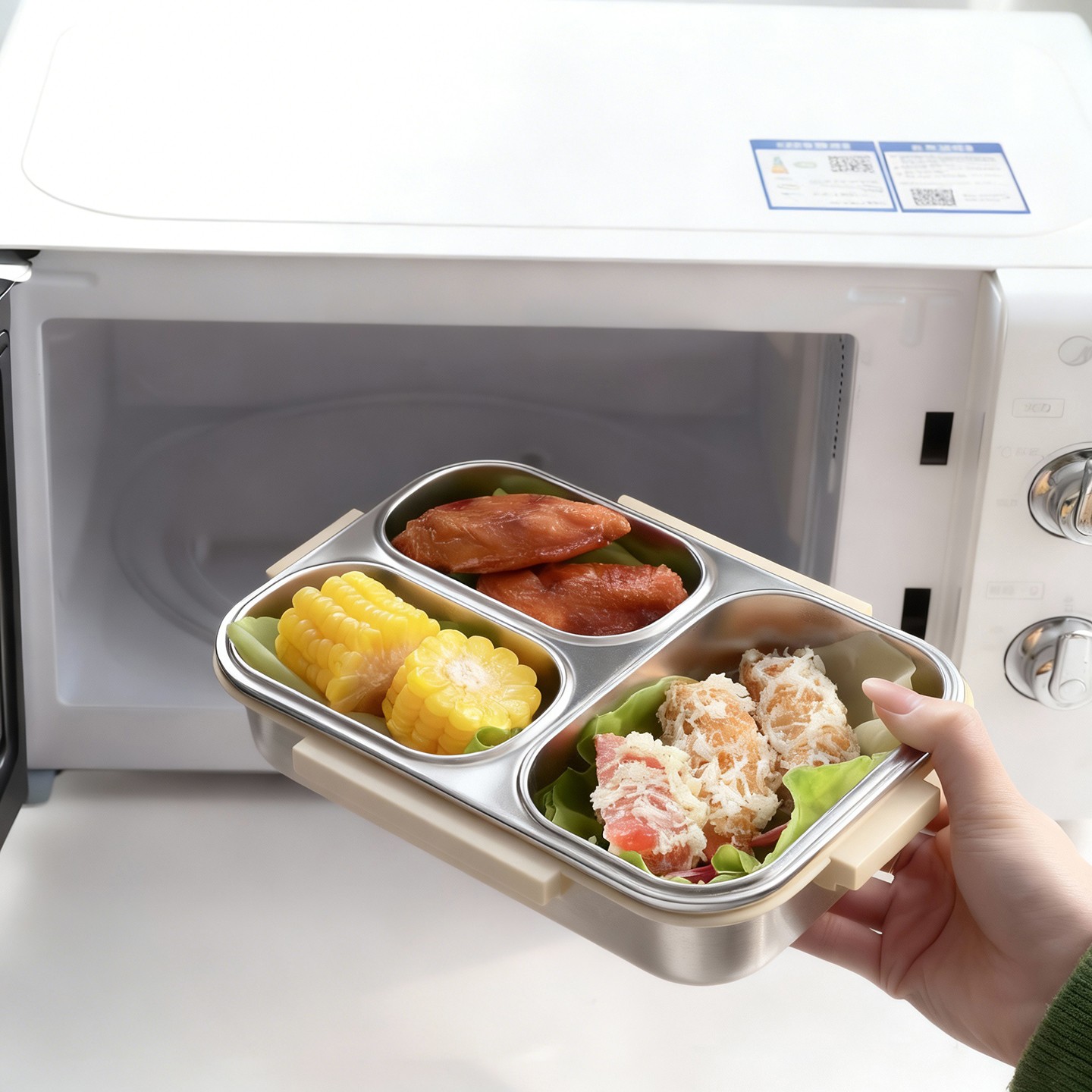 กล่องอาหารกลางวันเด็กขนาดใหญ่ล - Meal Prep Lunch Boxes บทวิจารณ์และราคา